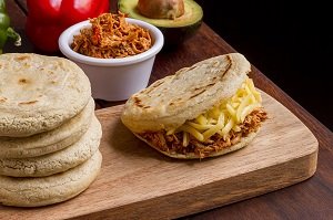 Arepas a colombia dish